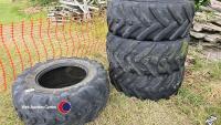 4 x 460/70 R24 tyres - 3