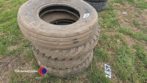 4 x 750/16 tyres