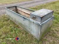 Galvanised cattle water trough - 4