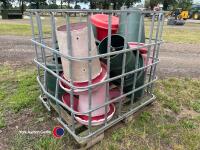 8 x King Feeder for poultry and game birds, base diameter – 46.5cm, rain hat diameter – 63cm, height – 46 – 57 cm (dependant on feed flow setting), capacity – 25kg - 4