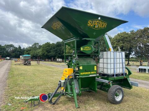 Superior hm70 unloading auger dismantled for transport pto shaft in office