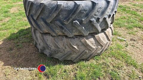 Pair of Agrimax 520/85 R42 tyres