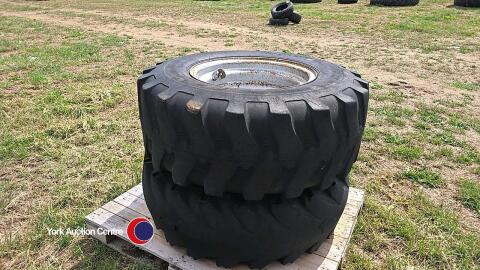 2 Kramer 20in spare wheels and tyres (8 stud)