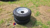2 x Ifor Williams 185/70 R13 wheels