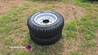 2 x Ifor Williams 185/70 R13 wheels - 4