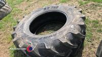 Agrimax 580/70R38 good tread, needs repair - 2