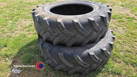 Pair 16.9R34 tyres