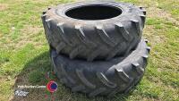 Pair 16.9R34 tyres