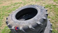 Pair 16.9R34 tyres - 2