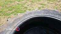 Pair 16.9R34 tyres - 3