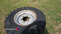 2 Kramer 18in spare wheels and tyres (6 stud) - 2