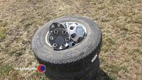 Isuzu tyres 245/70R16 with centre wheel caps - 2