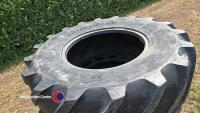 Pair of 600-70-R30 Michelin tyres - 2