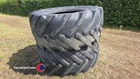 Pair of 600-70-R30 Michelin tyres - 4