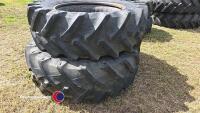Pair of 520-70 R38 tyres - 4