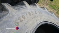 Pair of 20.8 R38 tyres - 3