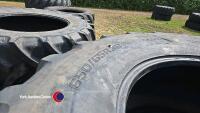 Pair of 650-65 R38 tyres - 3