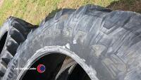 Pair of 650-65 R42 tyres - 3