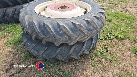 Pair of 13.6 R38 Wheels M/F