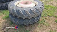 Pair of 13.6 R38 Wheels M/F