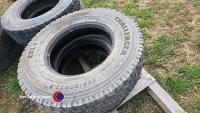 9 - 295 x 80 x 22.5 tyres - all first life - 2