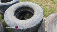 9 - 295 x 80 x 22.5 tyres - all first life - 3