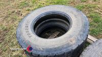 9 - 295 x 80 x 22.5 tyres - all first life - 4