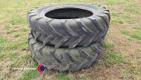 2 x Michelin 16.9 R38 tubeless tyres - 4