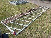 20ft heavy duty cattle feed barrier to suit 20ft bay - 3