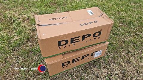 Pair of Toyota Hilux MK7 headlights