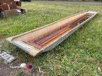 Galvanised sheep foot bath - 2