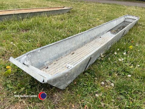 Galvanised sheep foot bath