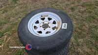 Set of 4 185R 14c new trailer wheels and tyres - 2