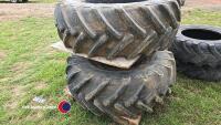 Stocks duals 480 70 R30 with clamps