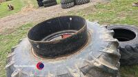 Stocks duals 480 70 R30 with clamps - 2