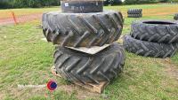 Stocks duals 480 70 R30 with clamps - 5