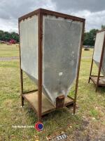 Metal feed bin on frame - 3