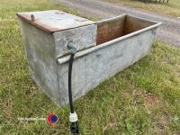 Galvanised cattle water trough - 3