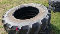 Pair of 16.9R34 tyres - 2