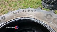 Pair of 16.9R34 tyres - 3