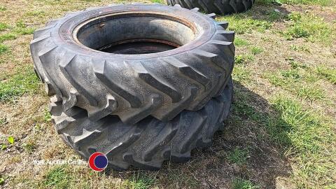 Pair of 11.2-28 tyres