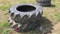 Pair of 12.4-28 tyres