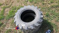 Pair of 10.0-75-15.3 dumper tyres - 2
