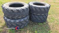 Set 4 x 405-70-24 tyres