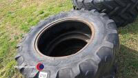 Pair of 14.9R28 tyres - 2