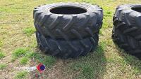 Pair of 14.9R28 tyres - 4