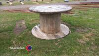 Large wood cable reel - 2
