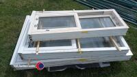 3 x upvc sash windows with keys (keys in office) - 2
