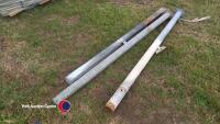 3 x 2.2m stanchions