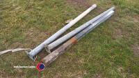 3 x 2.2m stanchions - 2